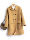 Reversible woolen coat