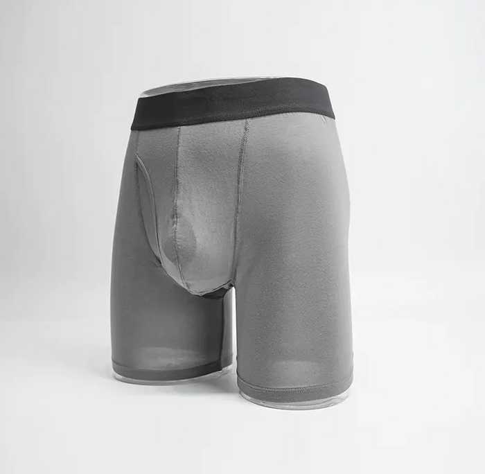 BAMBOO DYED SWEAT-WICKING MEN'S BOXER BRIEFS