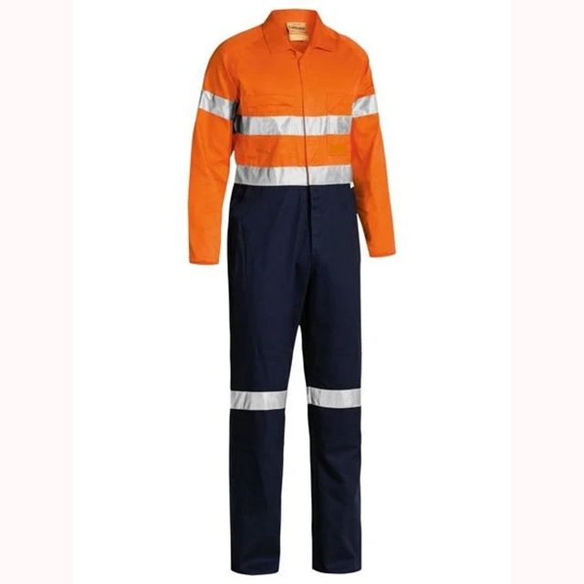 Mens Coverall Industry Work Wear Uniform Long Sleeve For Working Clothes