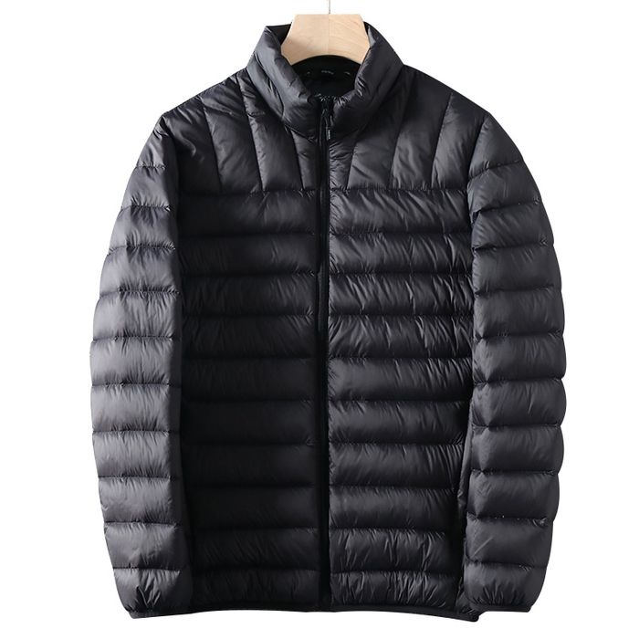 Men's classic Puffy down jacket winter light recycled polyester padding nylon ripstop available