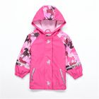 Outdoor Kid's rainwear rainsuits PU raincoat rain pants with fleece lining for winter silk allover printing waterproof windproof