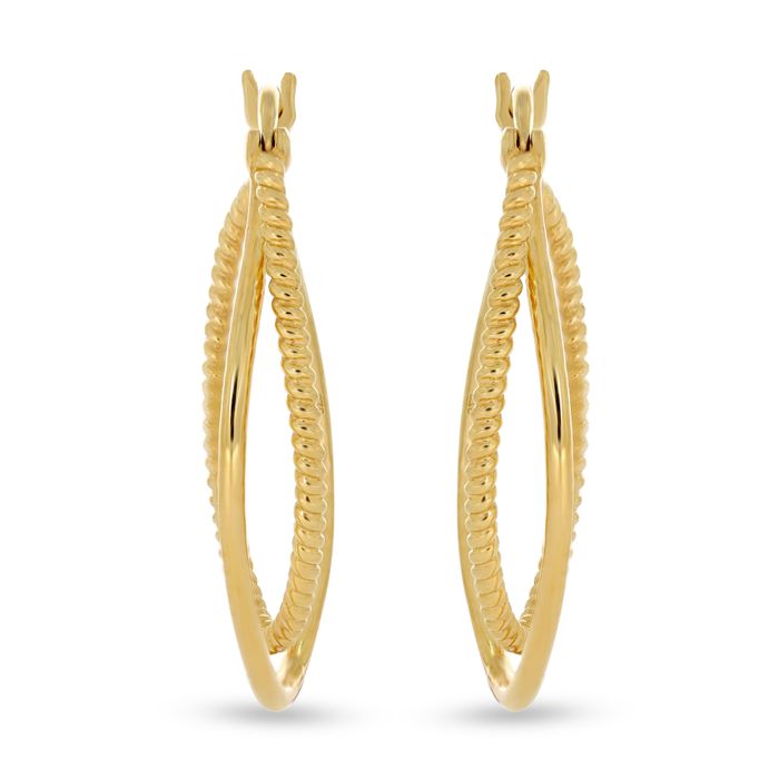 Twisted wire hoop