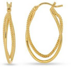 Twisted wire hoop