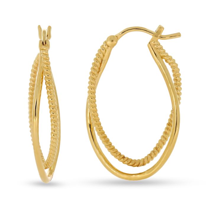 Twisted wire hoop