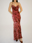 Silk Velvet burnout Dress