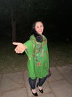 women's silk Cape