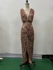 Sequin Twist Front Maxi Dress