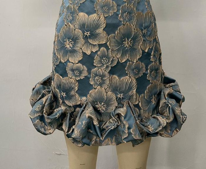 Jacquard Mini Dress