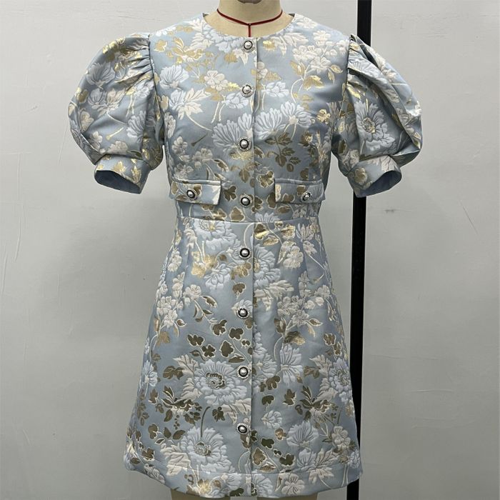 Jacquard Mini Dress