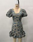 Jacquard Mini Dress