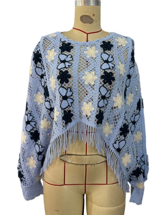 Crochet-look Knit Style