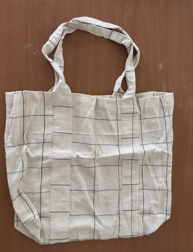 leather bags and Handwoven home linen