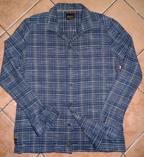 100 % Cotton Men's Yarn Dyed Dobby Checks Long sleeve shirt