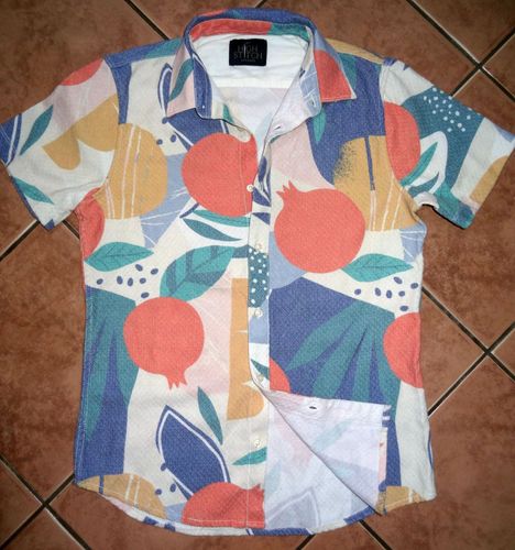Cotton + Poly Dobby Textured S/S Men's Shirt