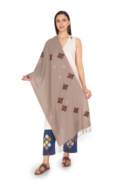 Hand Embroidered Stole