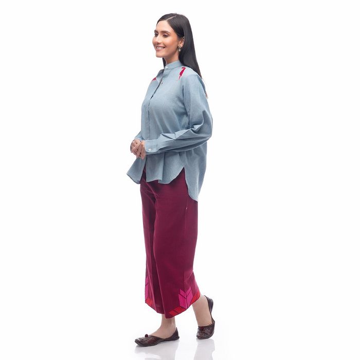 Hand Embroidered Pants