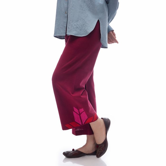 Hand Embroidered Pants