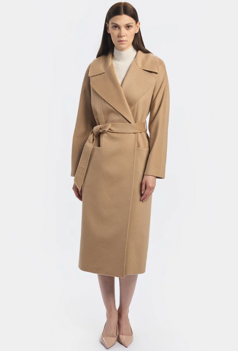 Woven Blanket & Cashmere Coat