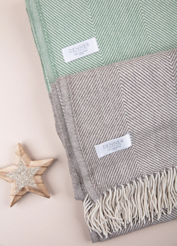 Woven Blanket & Cashmere Coat
