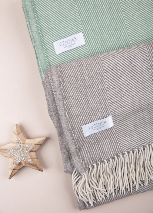 Woven Blanket & Cashmere Coat
