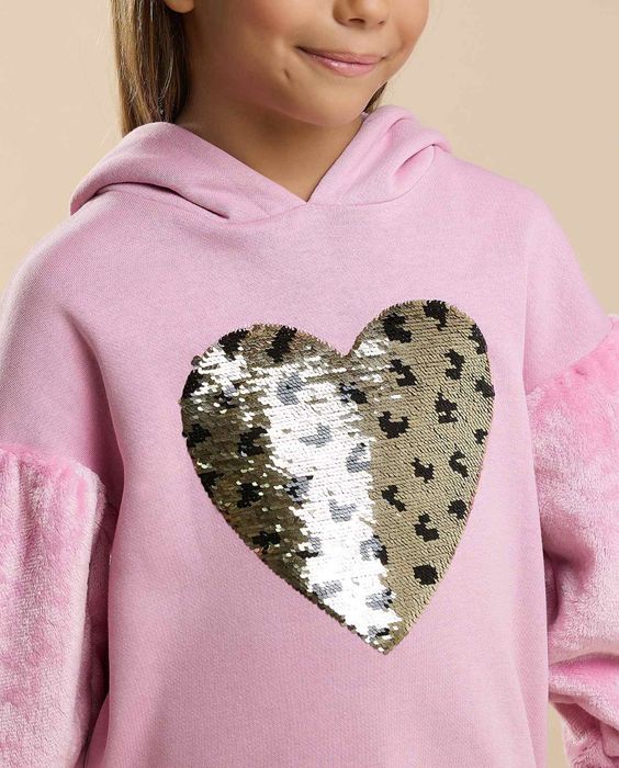 Kids Girl's Hooded Sweatshirt