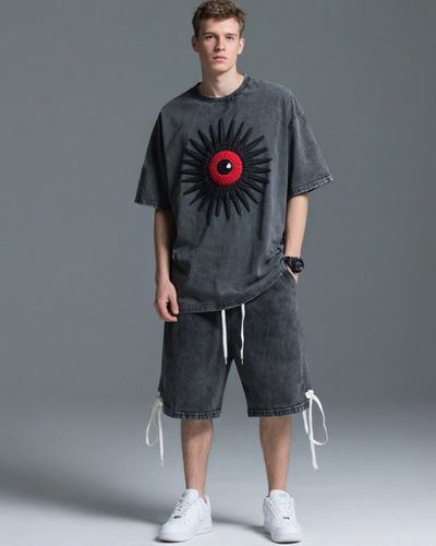 custom streetwear  with your pattern and free sample for refernce