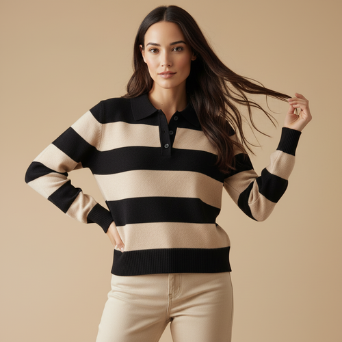 Unisex knitted polos