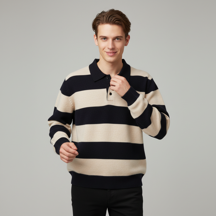 Unisex knitted polos