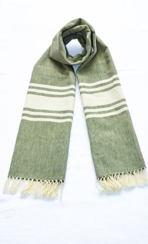 Handloom woven cotton scarves