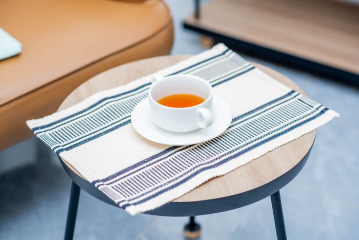 Handloom woven table mats, runners and napkins