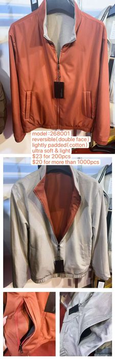 reversible jacket with ultra light padding