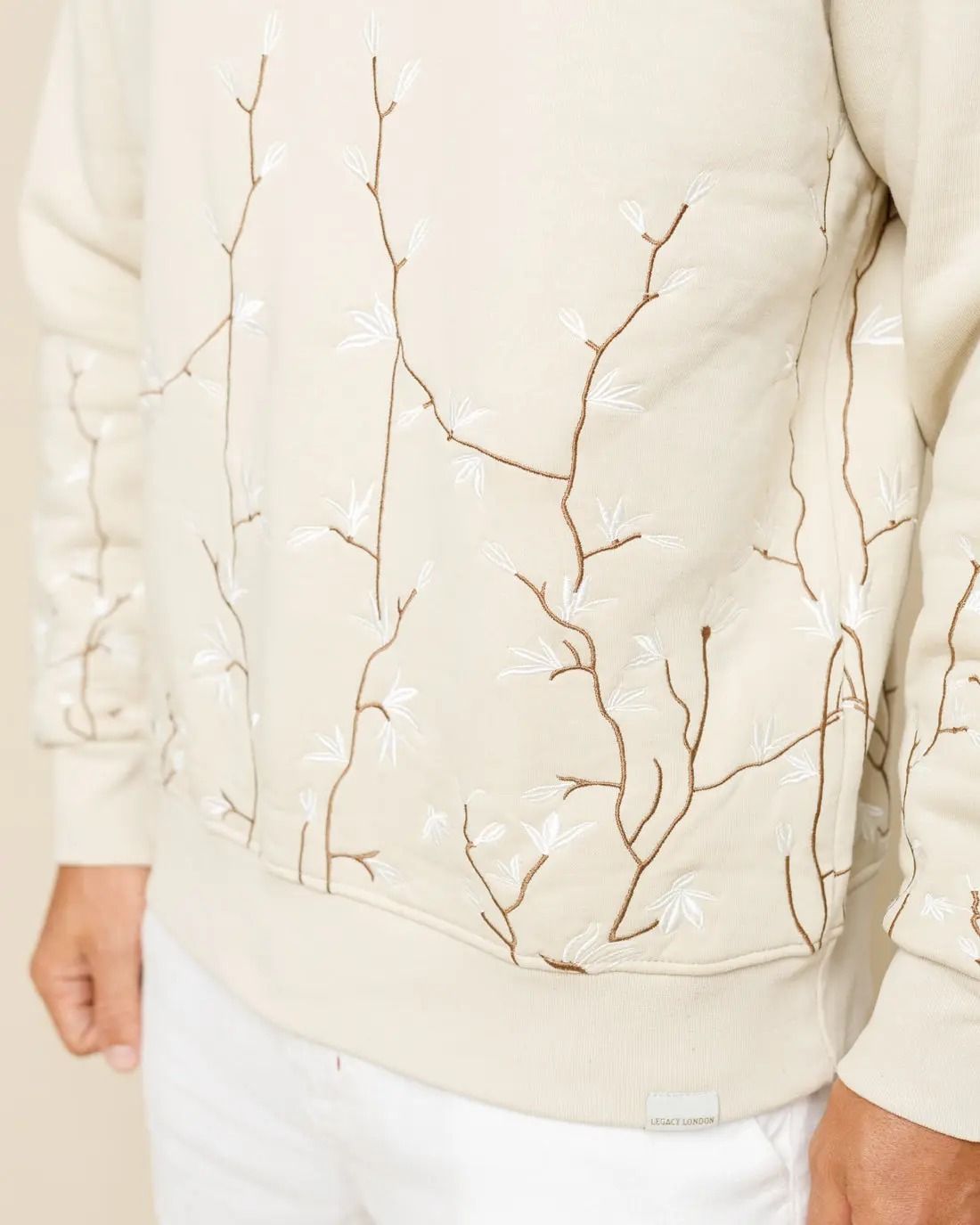 Heritage Bloom Embroidered Sweater