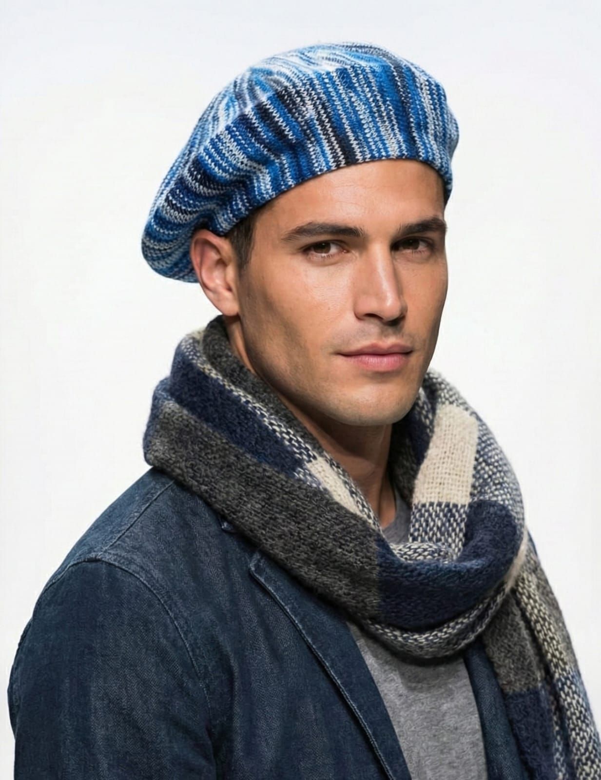 Knitted Basque berets - Unfelted