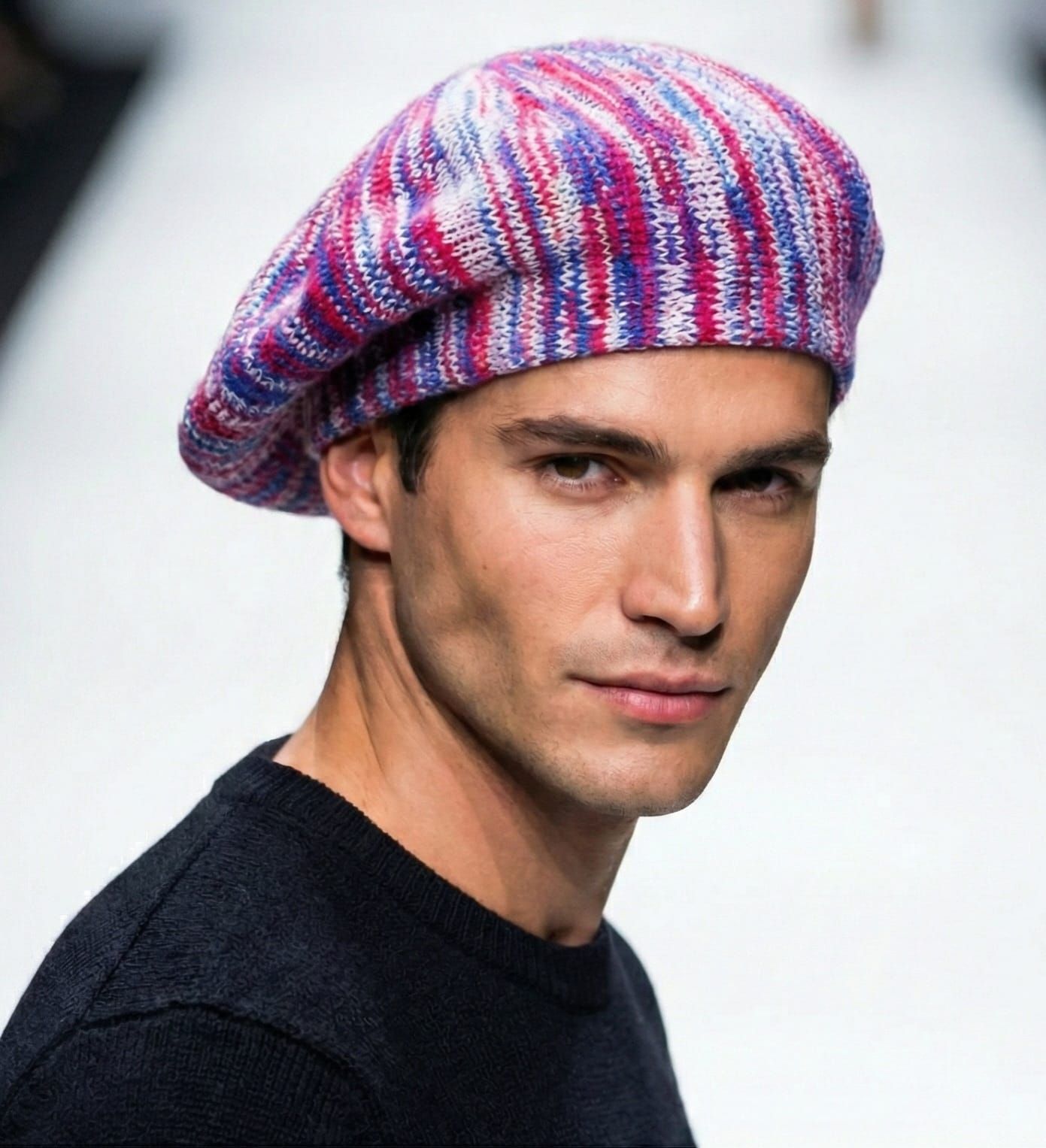 Knitted Basque berets - Unfelted