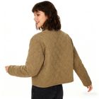 Women's corduroy quilted jacket
