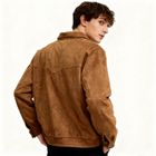 Men's retro suede jacket