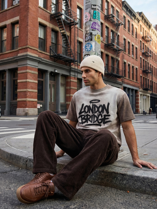 Graphic on Acid Spray Terry T-Shirt