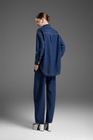Classic denim shirt and horseshoe-fit jeaans set