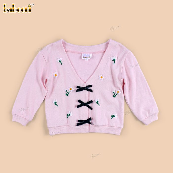 DR4574 – Floral Delight Girls’ Cardigan