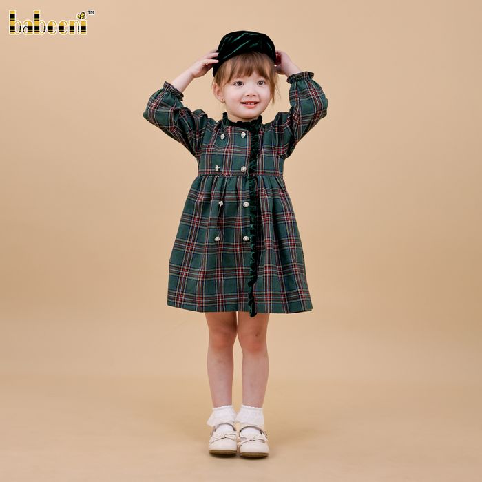 DR4513 – Classic Flannel A-Line Dress