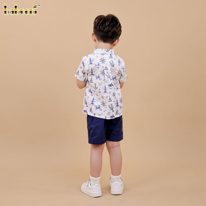 BC1441 – Nautical Sketch Shirt