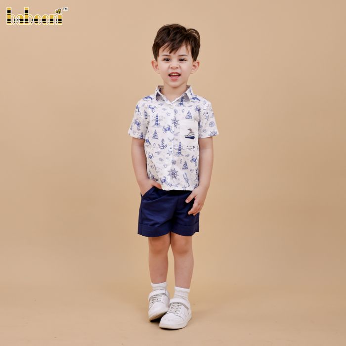 BC1441 – Nautical Sketch Shirt