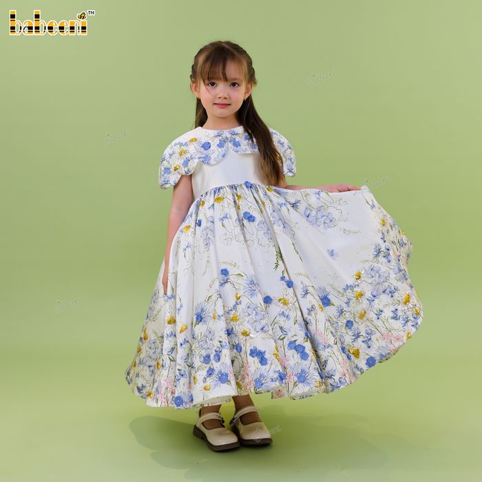 FC016 - Blue Meadow Blossom Dress