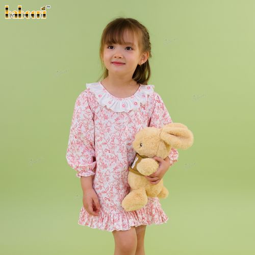 DR4552 - Rose Whisper Ruffle Dress