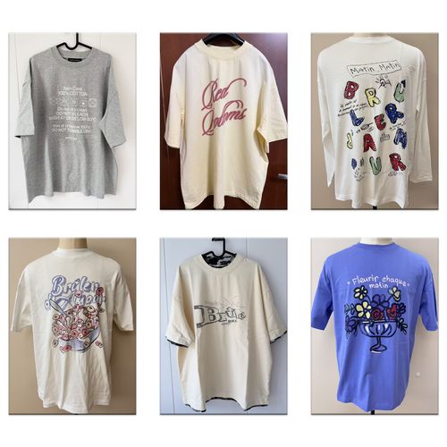 Unisex Streetwear Oversized Knit T-Shirt,boxy fit