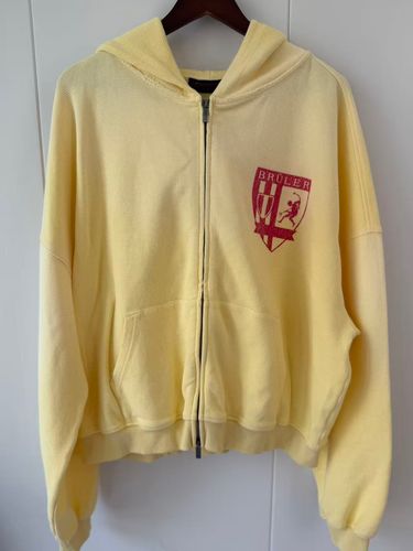 Unisex streetwear oversized/boxy fit  waffle zip hoodie