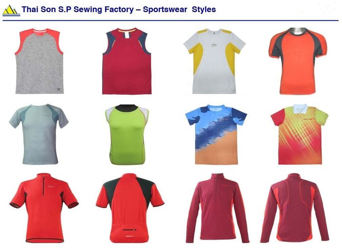 Sportswear made in Vietnam