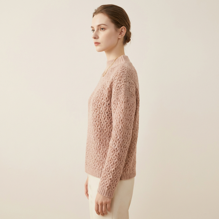 Cashmere Wool Hollow Women's Knitted Sweater