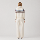 Merino Wool Women's Zip-up Knit Sweater