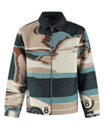 Mens jacket jacquard design